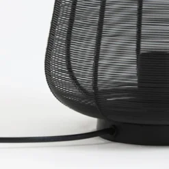 Tafellamp Adeta - Zwart - Ø22cm