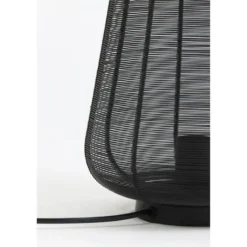 Tafellamp Adeta - Zwart - Ø22cm