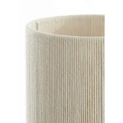 Tafellamp Dania - Crème/Naturel - Ø22.5x50cm