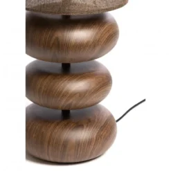 Tafellamp Danialo - Bruin - Ø22cm