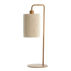 Tafellamp Donio - Naturel/Crème- 26x20x59.5cm