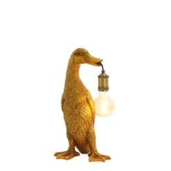 Tafellamp Duck - Brons - 23.5x23x48.5cm