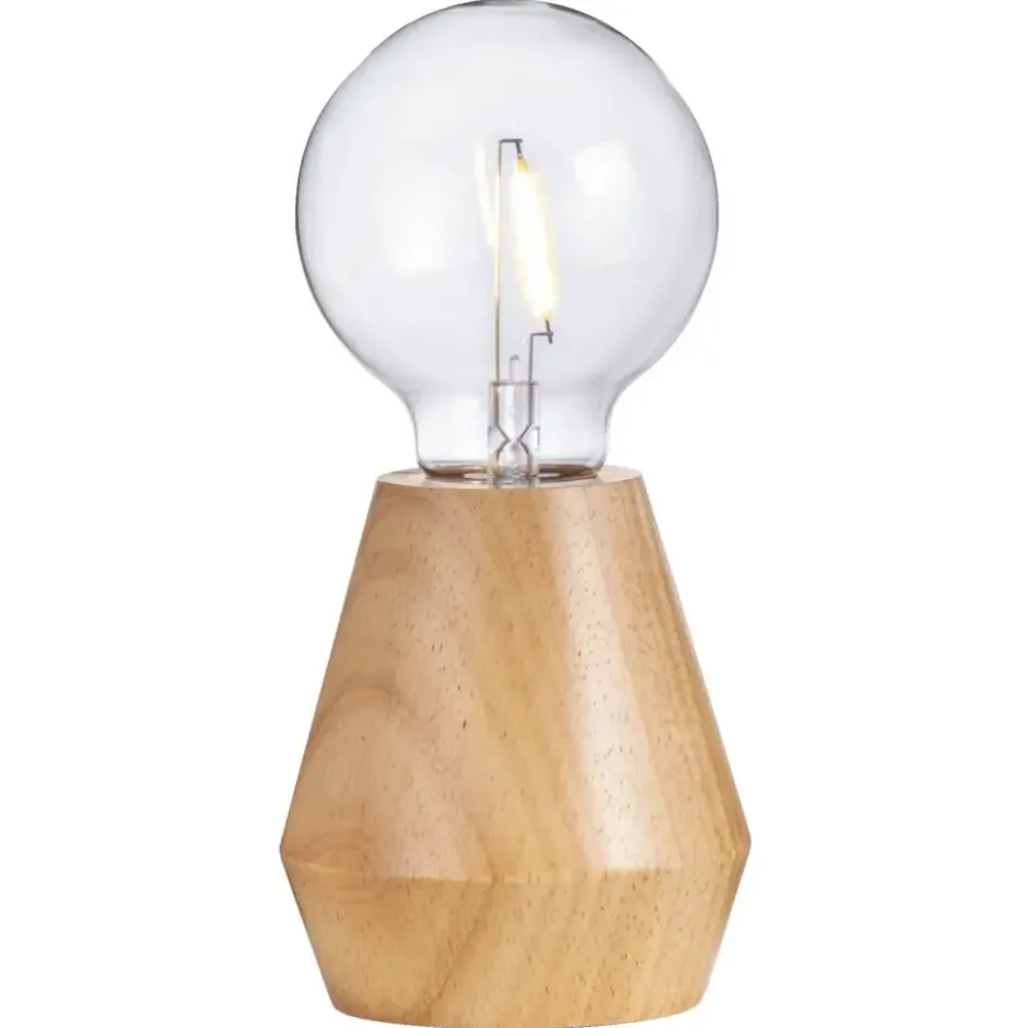 Tafellamp Dwayne LED - naturel - Ø10x12 cm