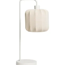 Tafellamp Fenne - beige stof/metaal - E27 - 58x23x20 cm