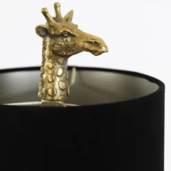 Tafellamp Giraffe - Goud/Zwart - 26x16x61cm