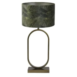 Tafellamp Jamiri/Amazone - Ant, Brons/Groen - Ø30x67cm