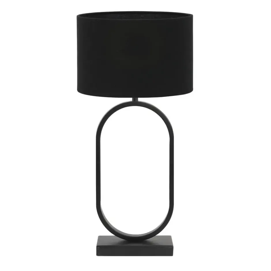 Tafellamp Jamiri/Livigno - Zwart/Zwart - Ø30x67cm