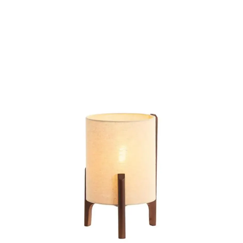 Tafellamp Litto - Donkerbruin - Ø22cm