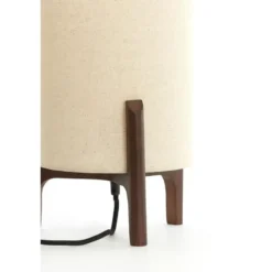 Tafellamp Litto - Donkerbruin - Ø22cm