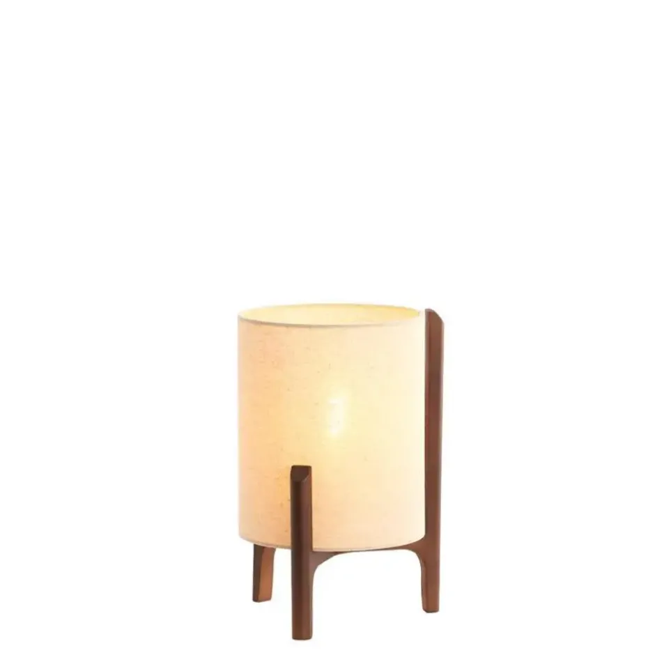 Tafellamp Litto - Donkerbruin - Ø22cm