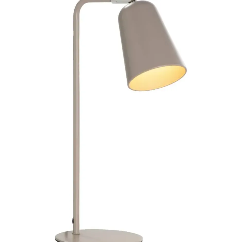 Tafellamp Mels taupe metaal 47,5xØ16 cm