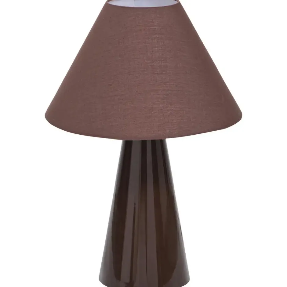 Tafellamp Meran bruin E27 - 45x32x32 cm