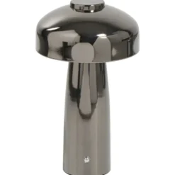 Tafellamp Tinn antraciet USB - 25,5x15x15 cm