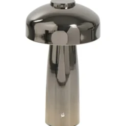 Tafellamp Tinn antraciet USB - 25,5x15x15 cm