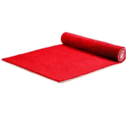 Tapijt loper Dakar - Breedte 100 cm - 5 mm dik - Rood