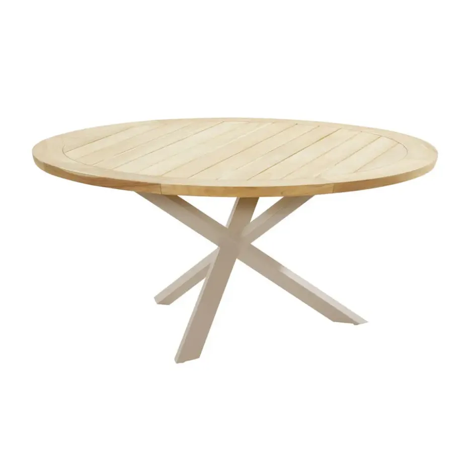 Taste Prado tuintafel - 160 cm. rond - latte