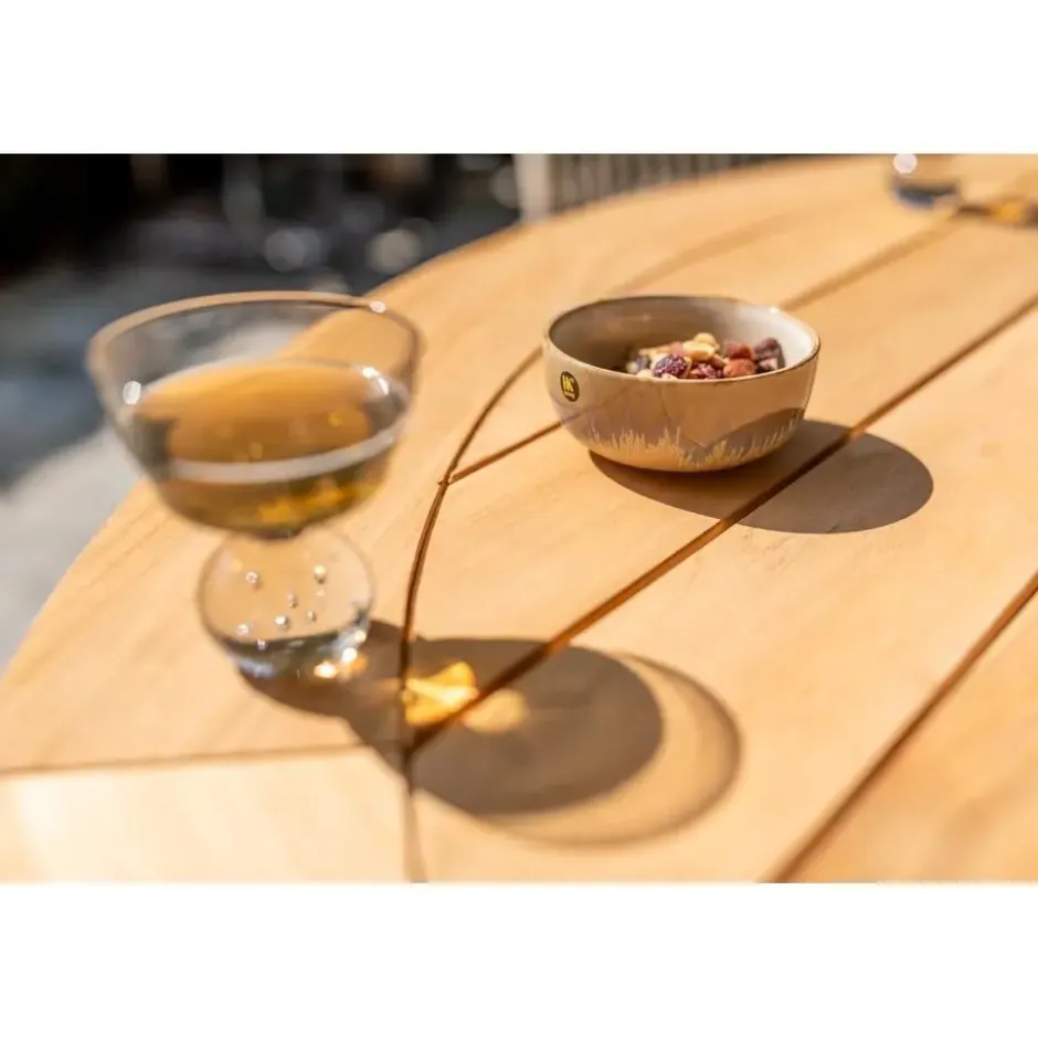 Taste Prado tuintafel - 160 cm. rond - latte