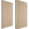 tectake Akoestische panelen Sonic Wall houtlook, Licht Eiken