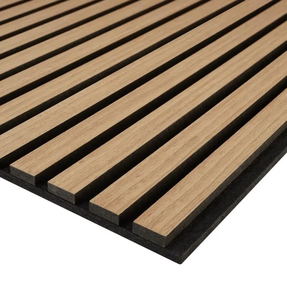 tectake Akoestische panelen Sonic Wall II houtlook, Eiken