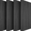 tectake Akoestische panelen Sonic Wall IV in houtlook, Zwarte Eik