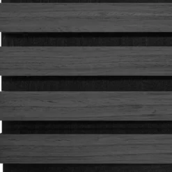 tectake Akoestische panelen Sonic Wall IV in houtlook, Zwarte Eik