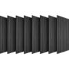 tectake Akoestische panelen Sonic Wall IV in houtlook, Zwarte Eik