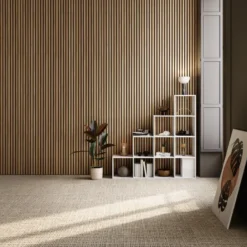 tectake - Akoestische panelen - Eiken - Scandinavisch design - Set 4 panelen