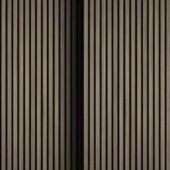 tectake Akoestische panelen Sonic Wall houtlook, Donker Eiken