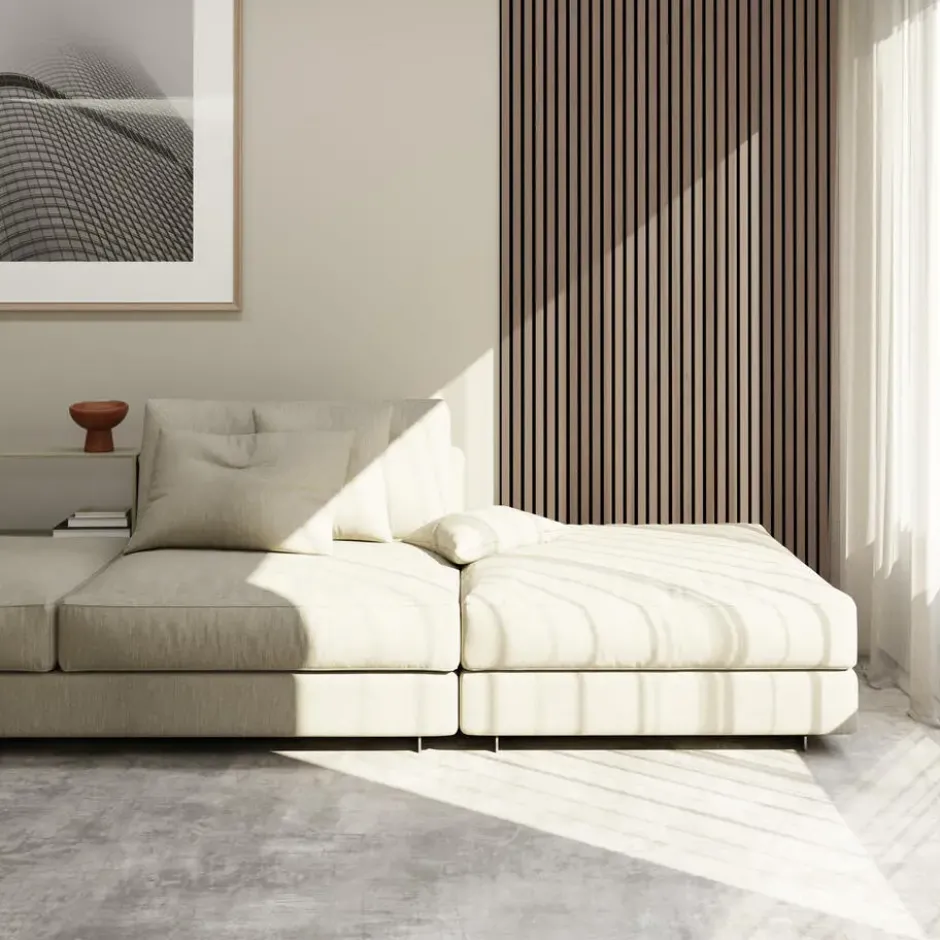 tectake Akoestische panelen Sonic Wall houtlook, Donker Eiken