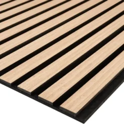 tectake Akoestische panelen Sonic Wall IV in houtlook, Licht Eiken