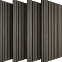 tectake Akoestische Panelen 120x60 cm Houtfineer Geluidsabsorberend Vilt Eiken