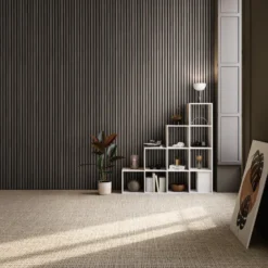 tectake Akoestische Panelen 120x60 cm Houtfineer Geluidsabsorberend Vilt Eiken