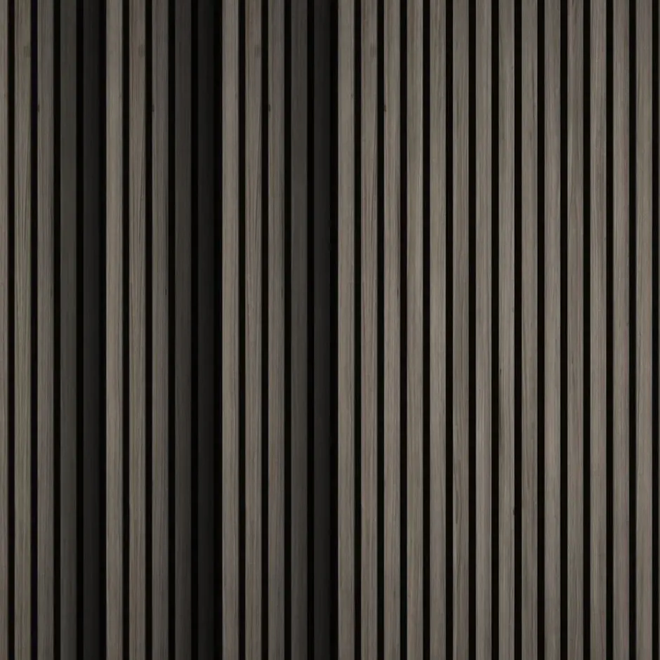 tectake Akoestische panelen Sonic Wall houtlook, Eiken Grijs