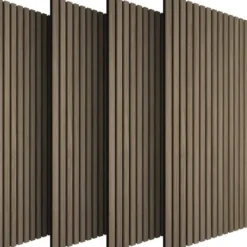 tectake Akoestische Panelen Geluidsisolatie Wandpanelen - Donker Eiken