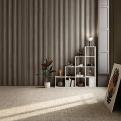 tectake Akoestische Panelen Geluidsisolatie Wandpanelen - Donker Eiken