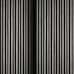 tectake Akoestische panelen Sonic Wall houtlook, Lichtgrijze Eik