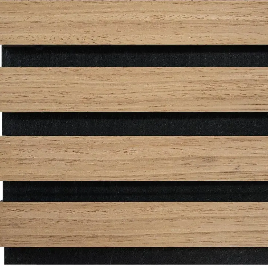 tectake Akoestische Panelen - Geluidsisolatie - Eiken - 110x50x1.8cm
