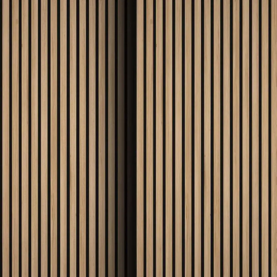tectake Akoestische Panelen - Geluidsisolatie - Eiken - 110x50x1.8cm