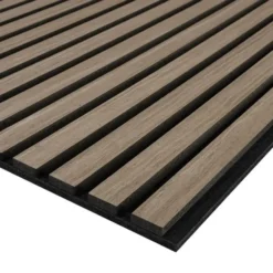 tectake Akoestische Panelen MDF Houtfineer - Donker Eiken - 110x50cm