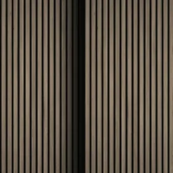 tectake Akoestische Panelen MDF Houtfineer - Donker Eiken - 110x50cm