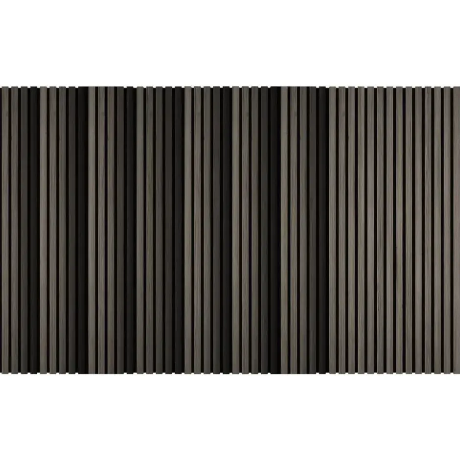 tectake Akoestische panelen Sonic Wall III in houtlook, Eiken Grijs