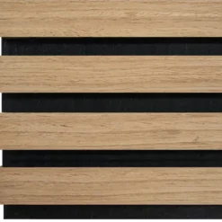 tectake Akoestische panelen Sonic Wall IV in houtlook, Eiken