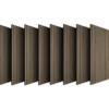 tectake Akoestische panelen Sonic Wall III in houtlook, Donker Eiken