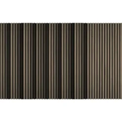 tectake Akoestische panelen Sonic Wall III in houtlook, Donker Eiken