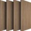 tectake Akoestische Panelen 120 x 60 cm Echt Houtfineer Geluidsabsorberend Vilt