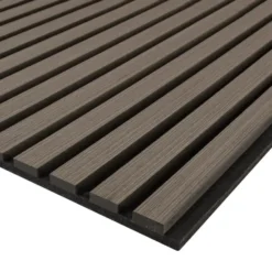 tectake Akoestische Wandpanelen Set van 4 - Eiken Grijs