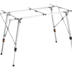 tectake Aluminium campingtafel Tina, opvouwbaar en in hoogte verstelbaar