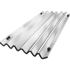 tectake Aluminium klaptafel Bastian, in hoogte verstelbaar, Zilver