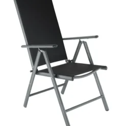 tectake Aluminium tuinset 6+1 - Antraciet