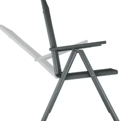 tectake Aluminium tuinset 4+1 - Antraciet